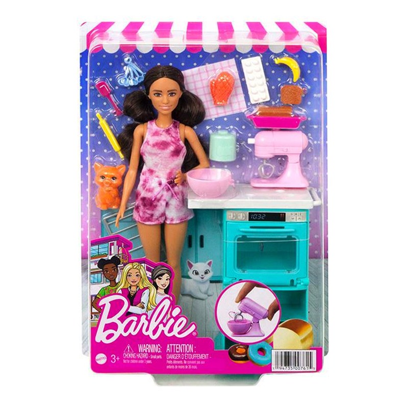 Barbie Playset Doll - Baking