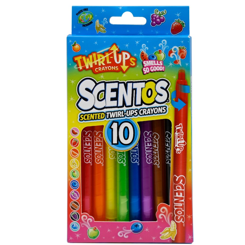 Scentos 10 Scented Twistable Crayons