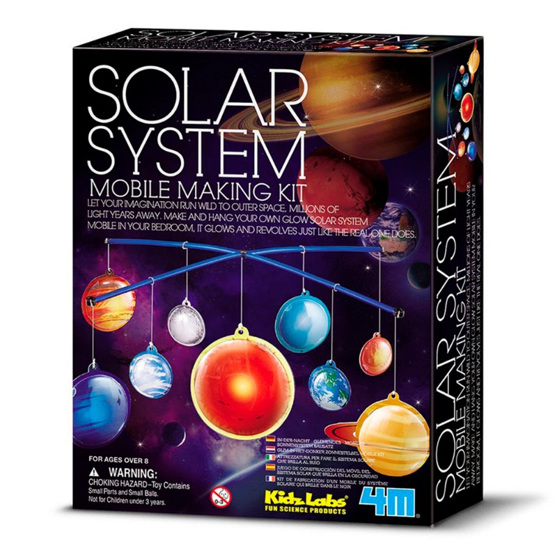 4M Kidz Labs Solar System Mobile Making Kit