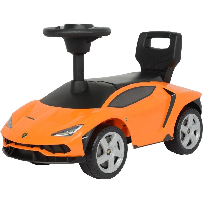 TOBBI Lamborghini 2-in-1 Ride-On Push Car – Orange