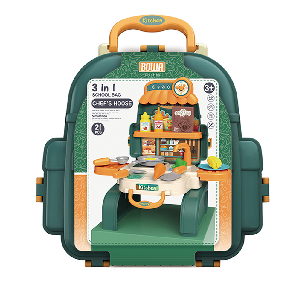 3 In 1 Kitchen Set 21 Pcs
