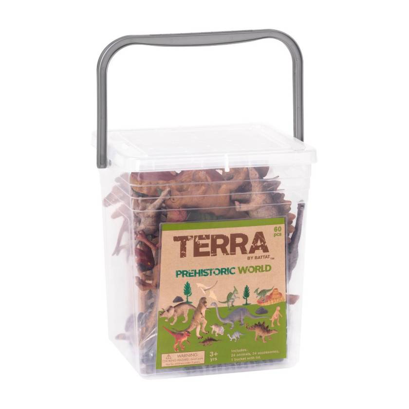 Terra Prehistoric World Animals 60 Pcs