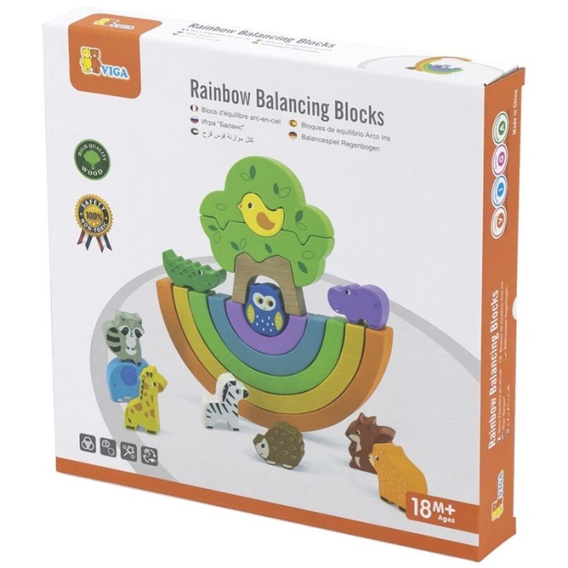 VIGA Rainbow Balancing Blocks