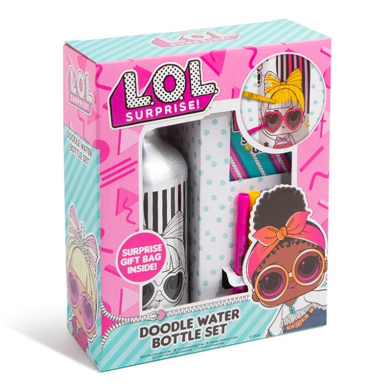L. O. L. Surprise Doodle Water Bottle