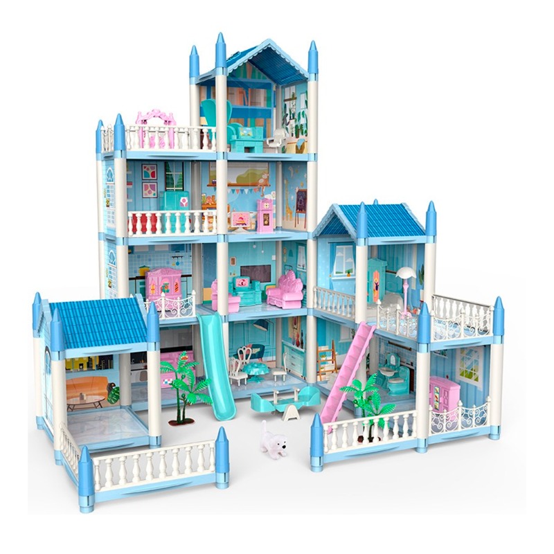 Beautiful Home Playset - Blue