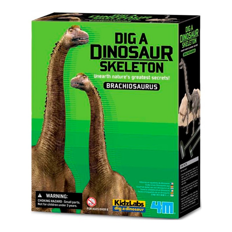 4M Kidz Labs Dig A Brachiosaurus Skeleton