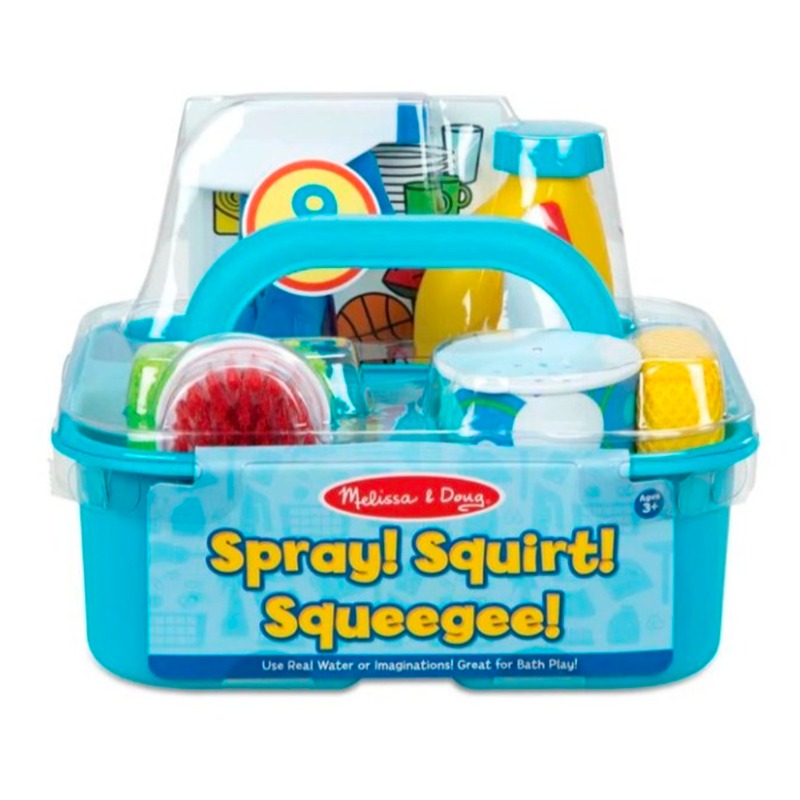 Melissa And Doug Lets Play House Spray Squirt And Squeegee Play Set