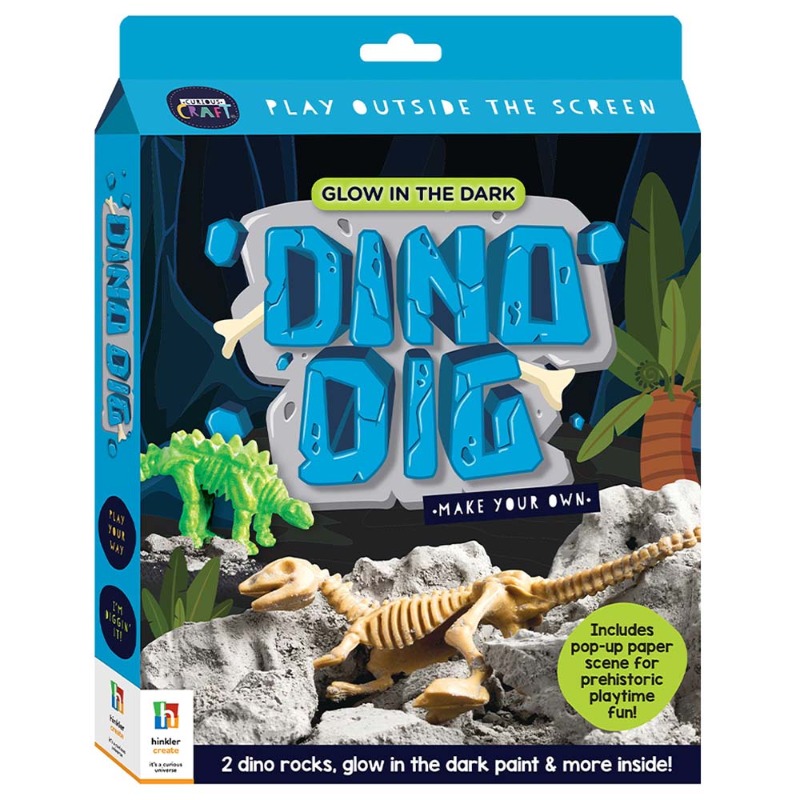 Hinkler Curious Craft Make Your Own Dino Dig Kit