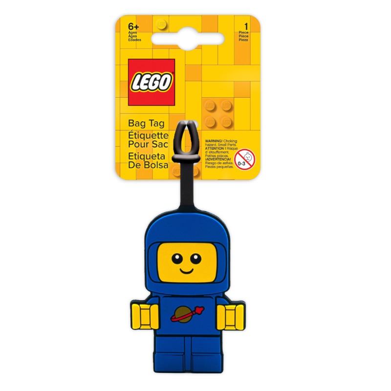 LEGO Blue Spacebaby Bag Tag.