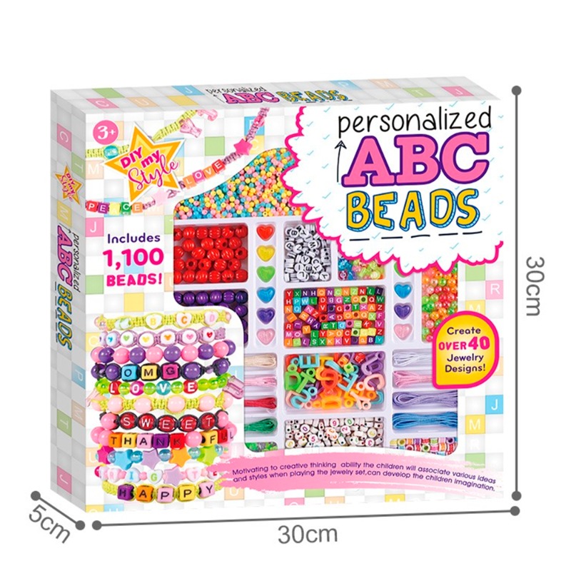 Girls Diy Emoticon Beads Set