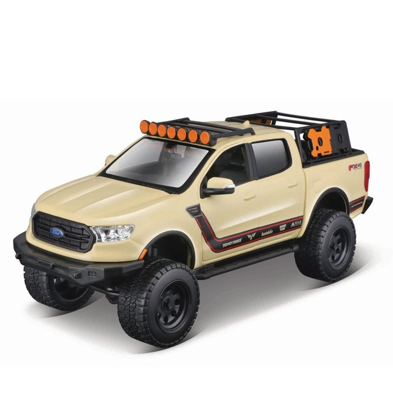 Maisto - 1/27 Ford Ranger 2019 Design Die-Cast - Biege