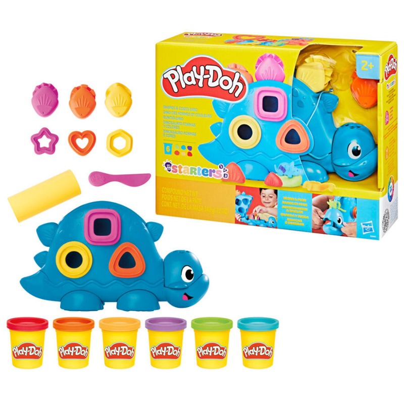 Play Doh Shapes And Colors Dino Playset