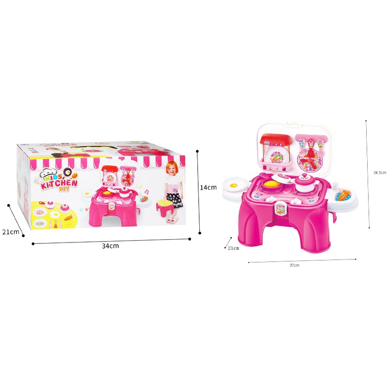 Kitchen Tableware Table - Pink