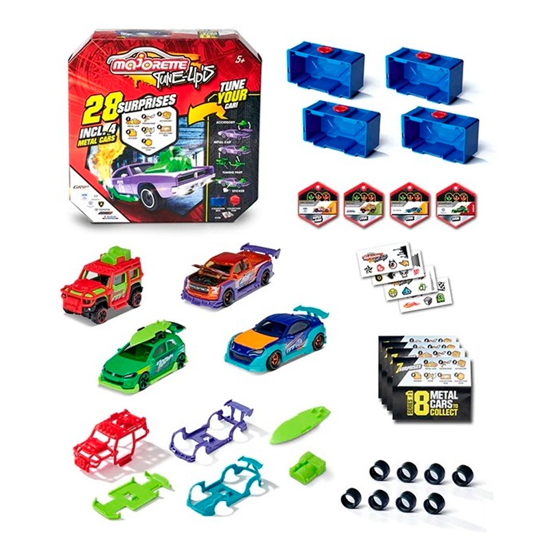Majorette Cars The Tuning Workshop Tune Up’s - 28 Surprises