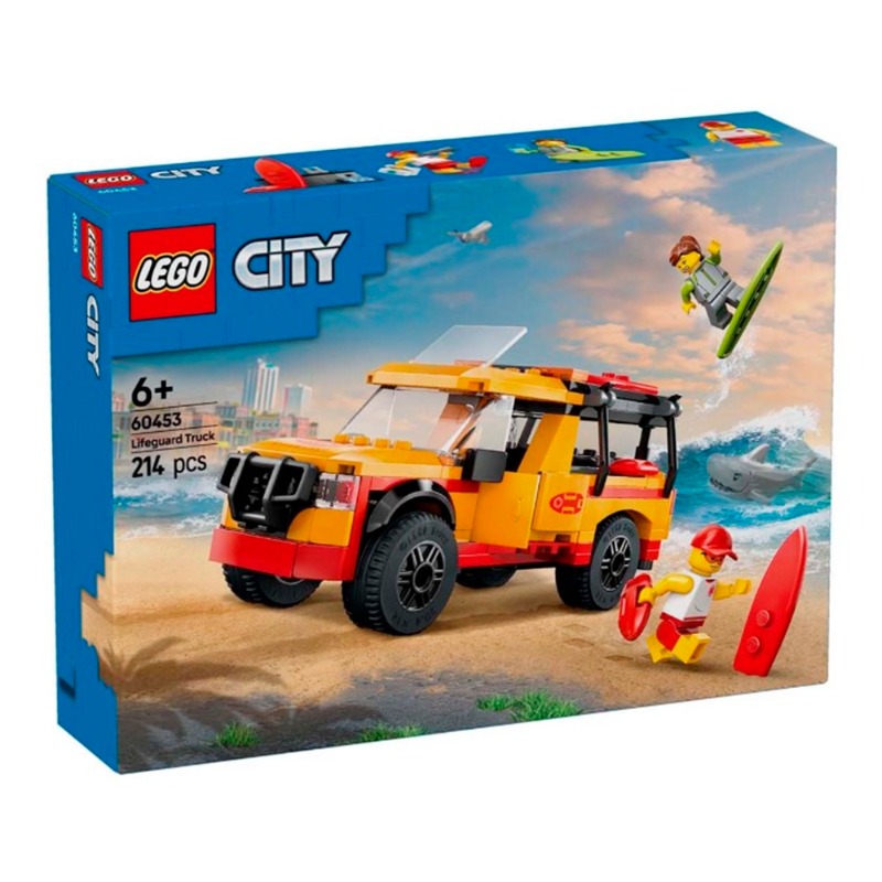Lego City Lifeguard Beach Rescue Truck Playset 60453