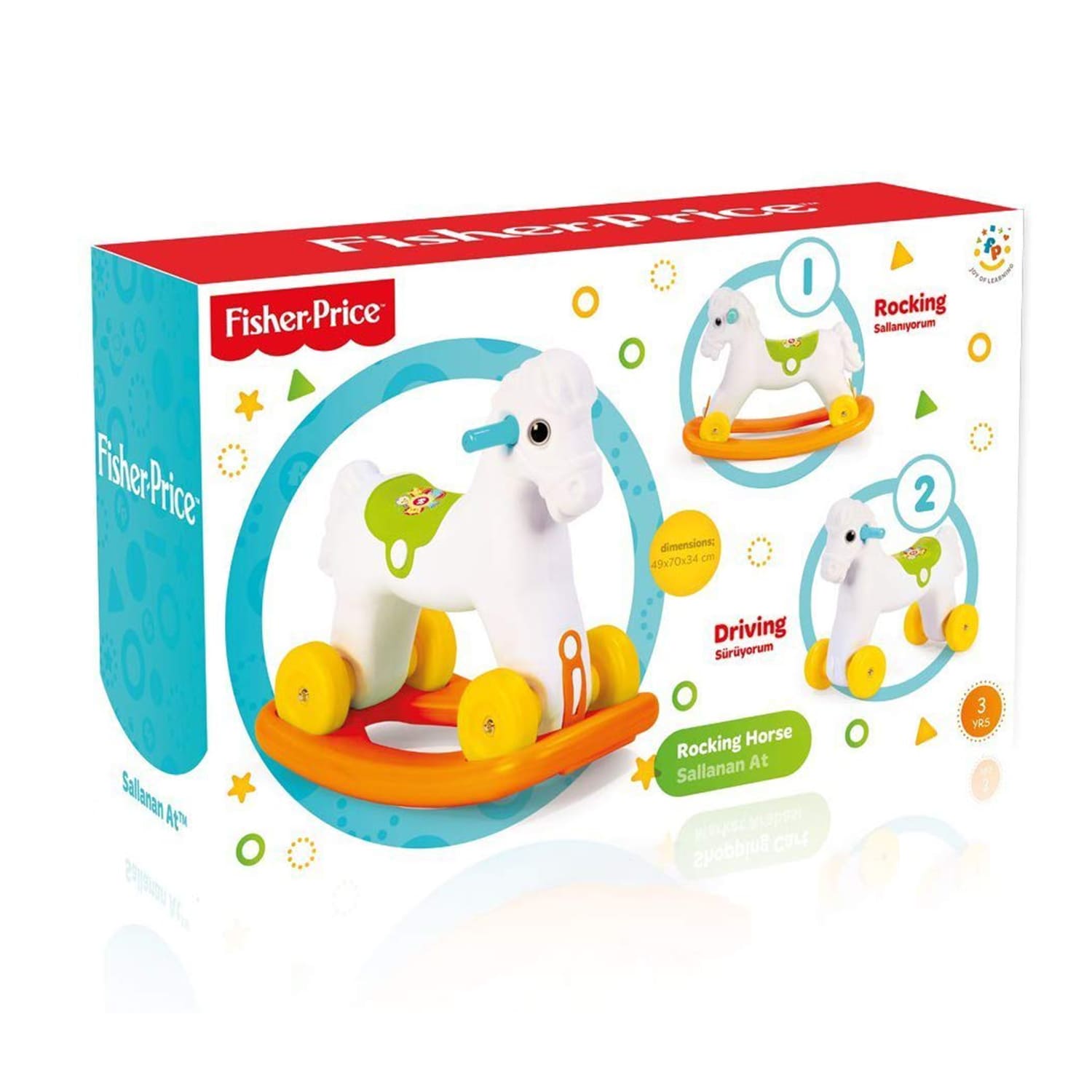 Fisher-Price Rocking Riding Horse With Wheels