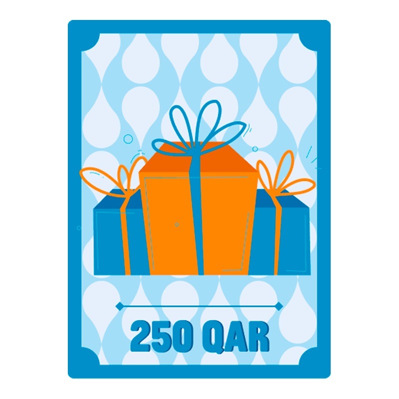كوبون هدية رقمية 250 ر. ق
