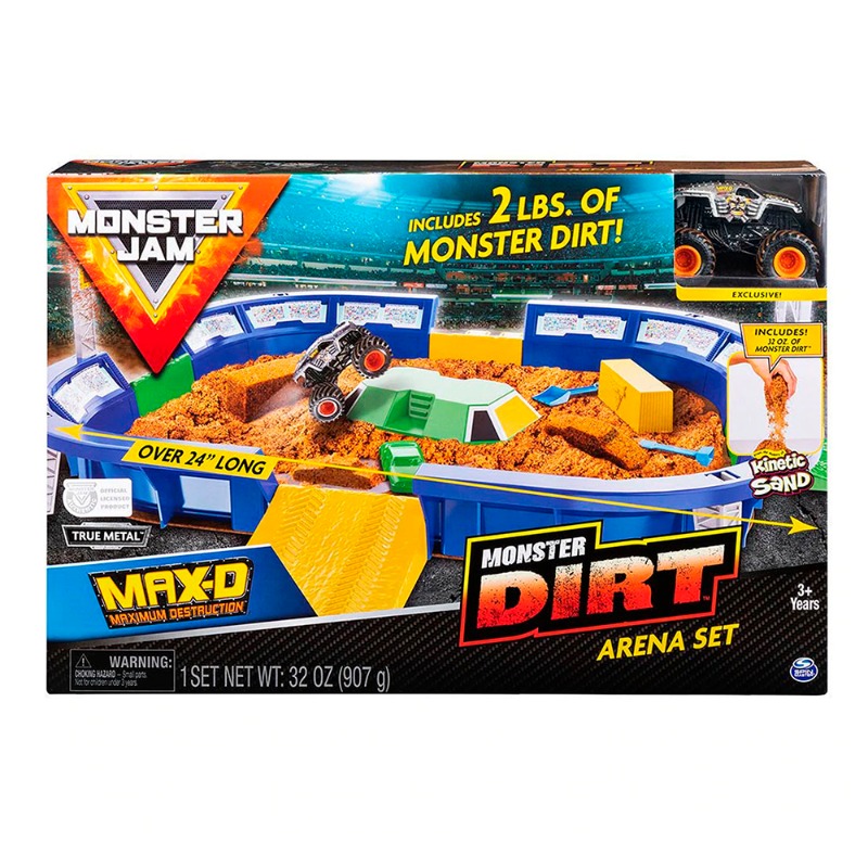 Monster Jam Kinetic Sand Arena Playset