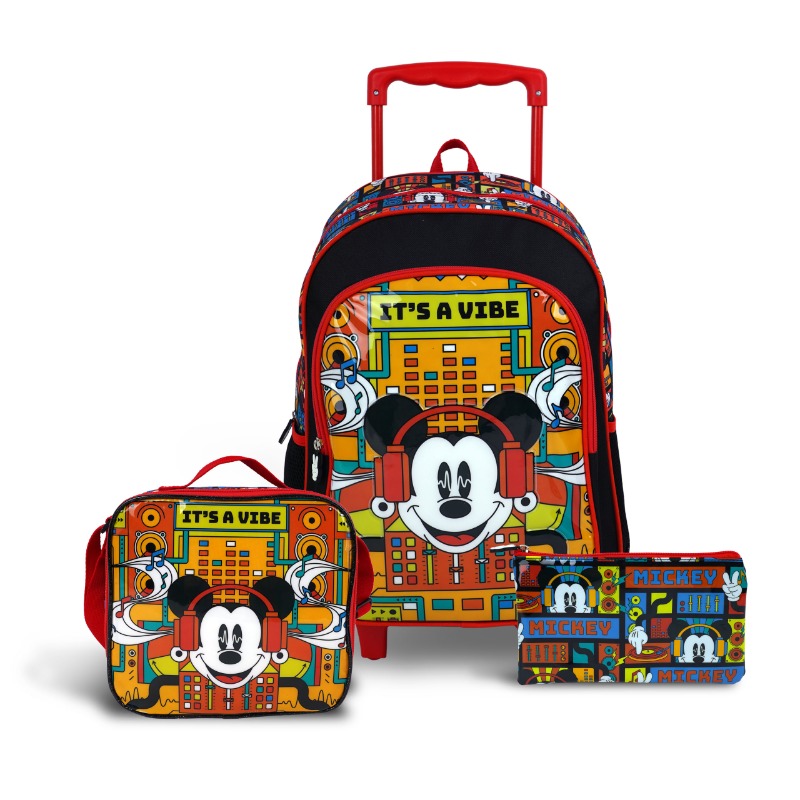 Disney Mickey Mouse 3-in-1 Wheeled School Set 16