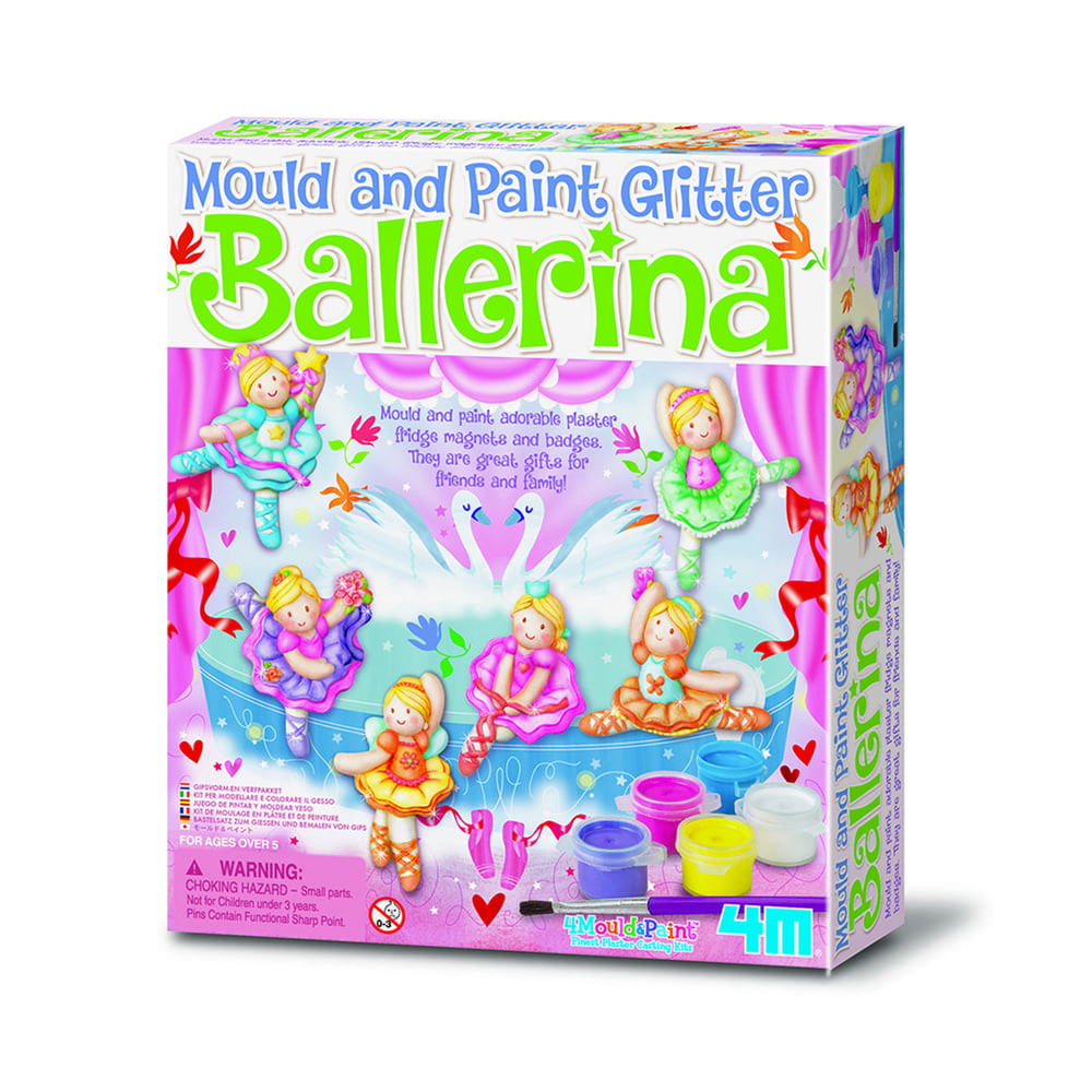 Mould And Paint Glitter Ballerina