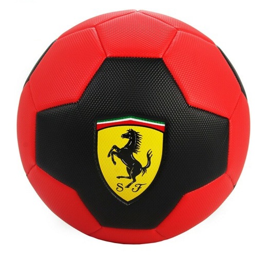 Ferrari Soccer Ball Red/Black Size 2