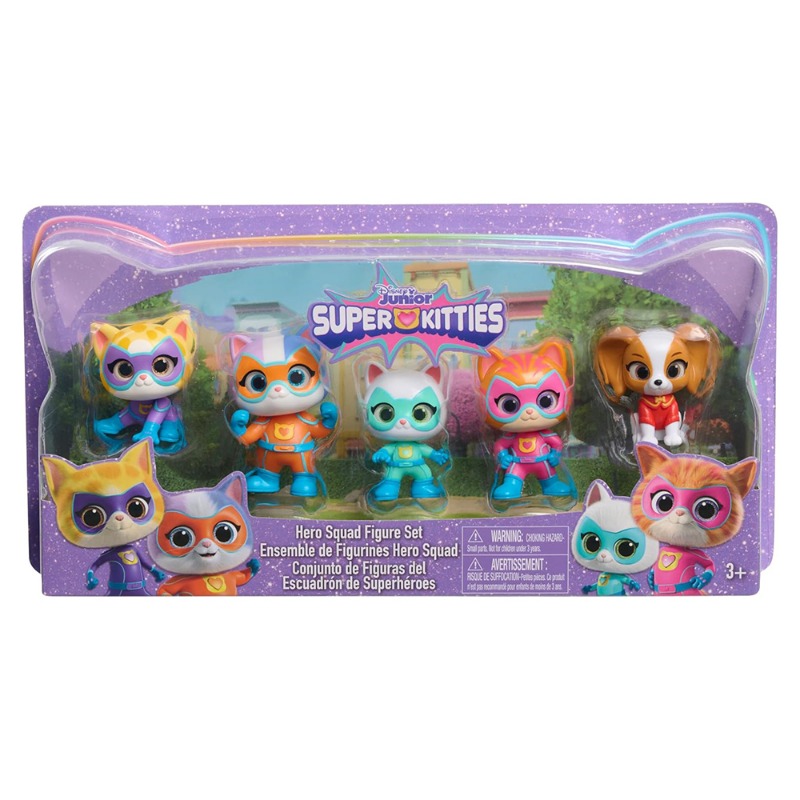 Super Kitties Collectible Hero Squad Figure Set