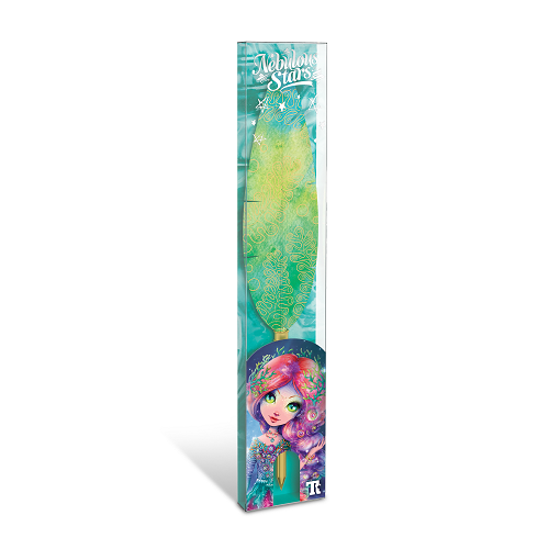 Nebulous Stars Feather Quill Pen Aqua Water 2