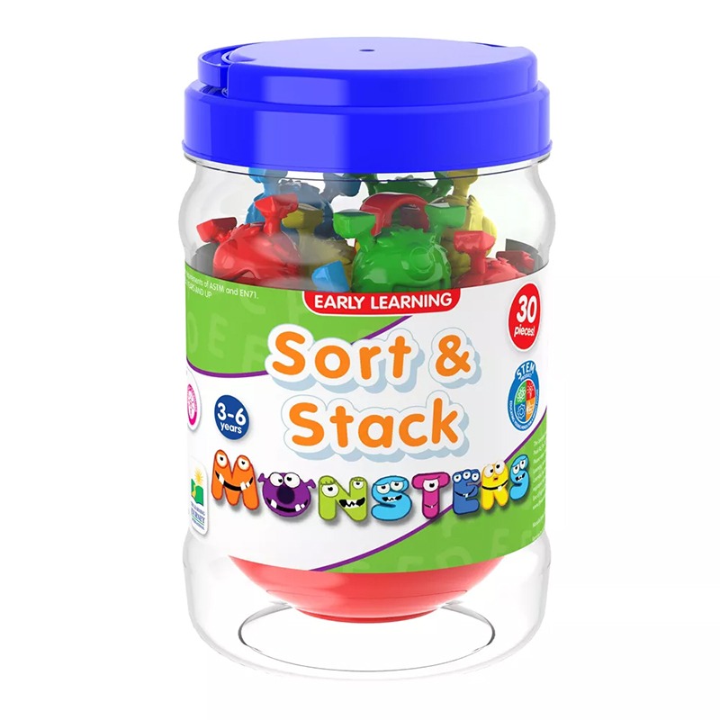 The Learning Journey Sort and Stack Monsters