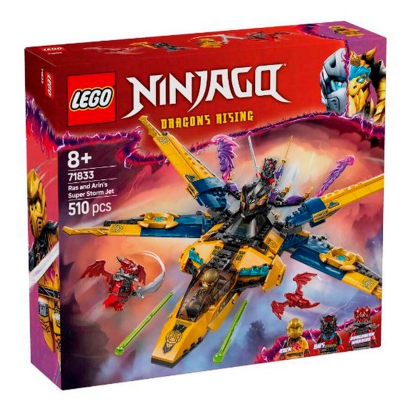 Lego Ninjago Ras And Arin’S Super Storm Jet Toy 71833