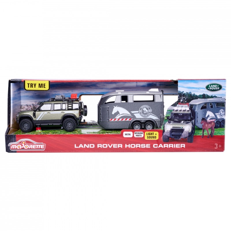 Majorette Land Rover Horse Carrier