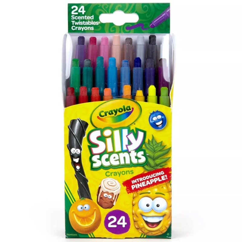 Crayola Silly Scents Twistable Crayons 24 Colors