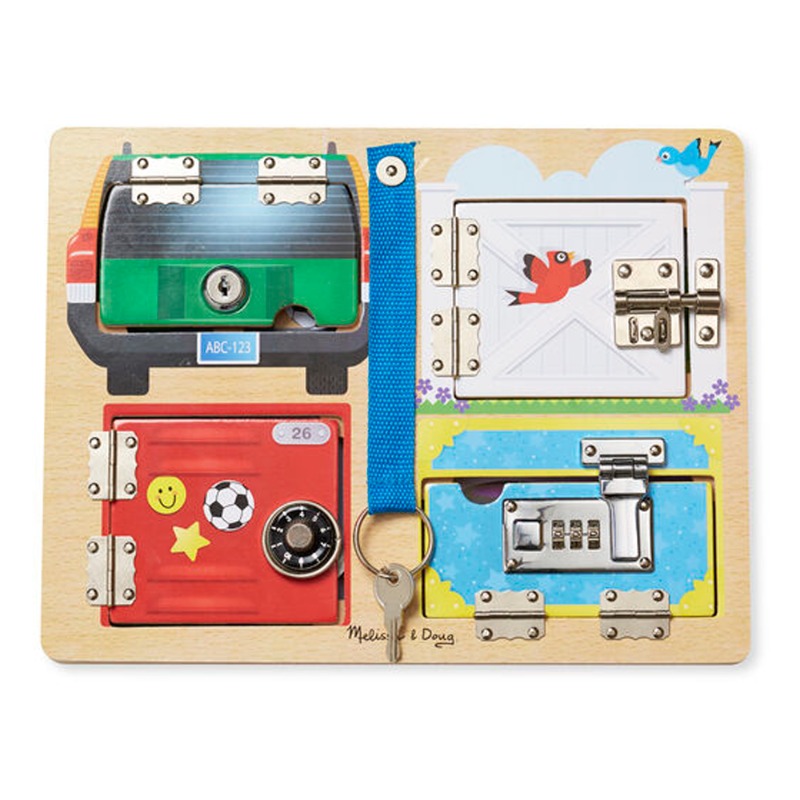 Melissa And Doug Lock And Latch Board