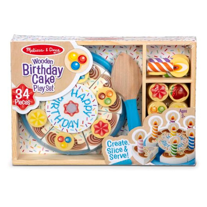 Melissa and Doug Birthday Party - Wooden Play Food