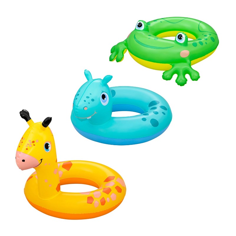 Bestway Kinder Swim Ring Assorted Animals