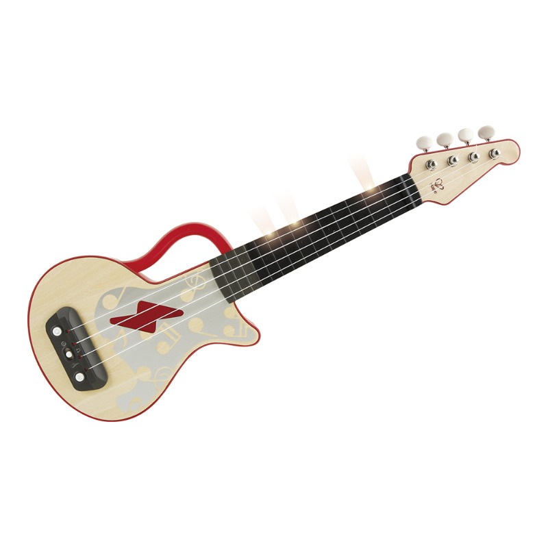 Hape - Learn With Lights Ukulele - Red