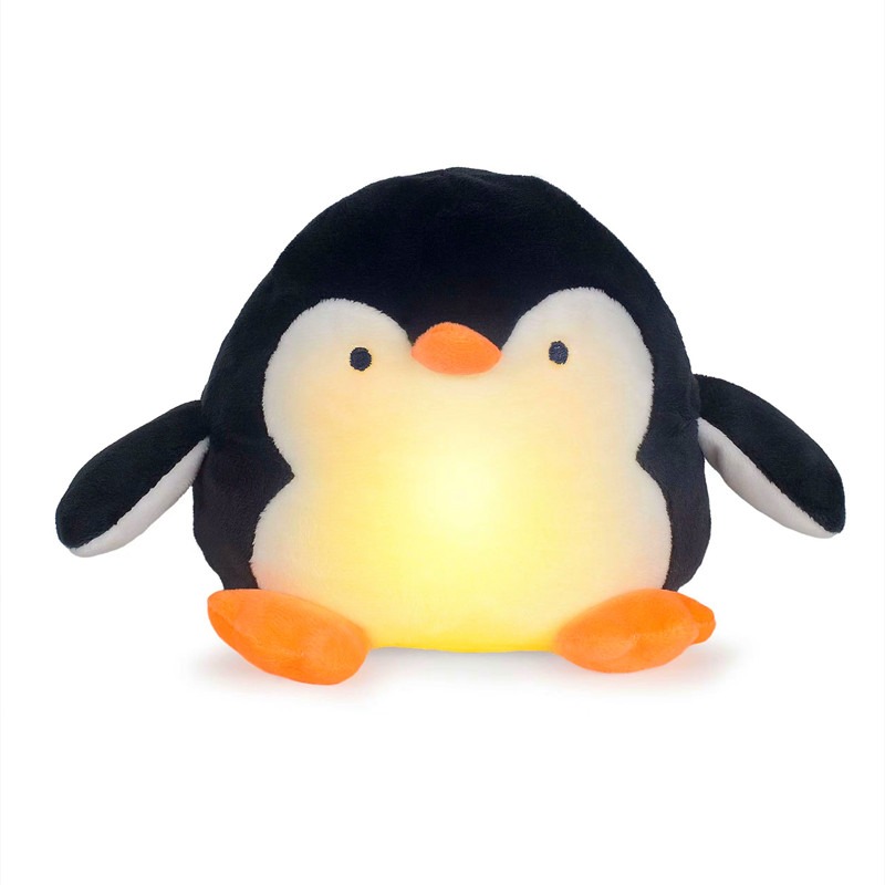 Funmuch Soothe Penguin Cuddle Toy with Night Light and Music