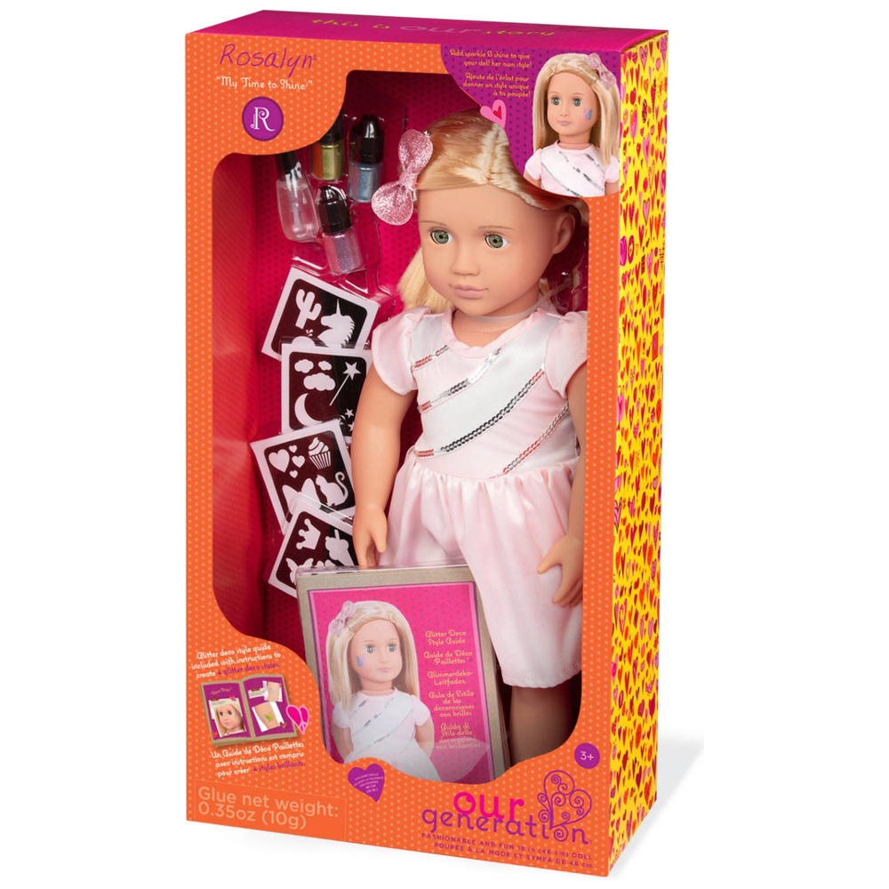 Our Generation Rosalyn Doll with Glitter Tattoo