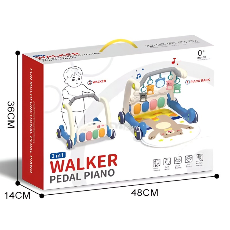 2 in 1 Baby Walker - Blue
