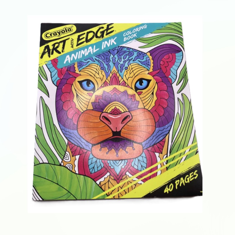Crayola Art With Edge Animal Doodle Activity Book
