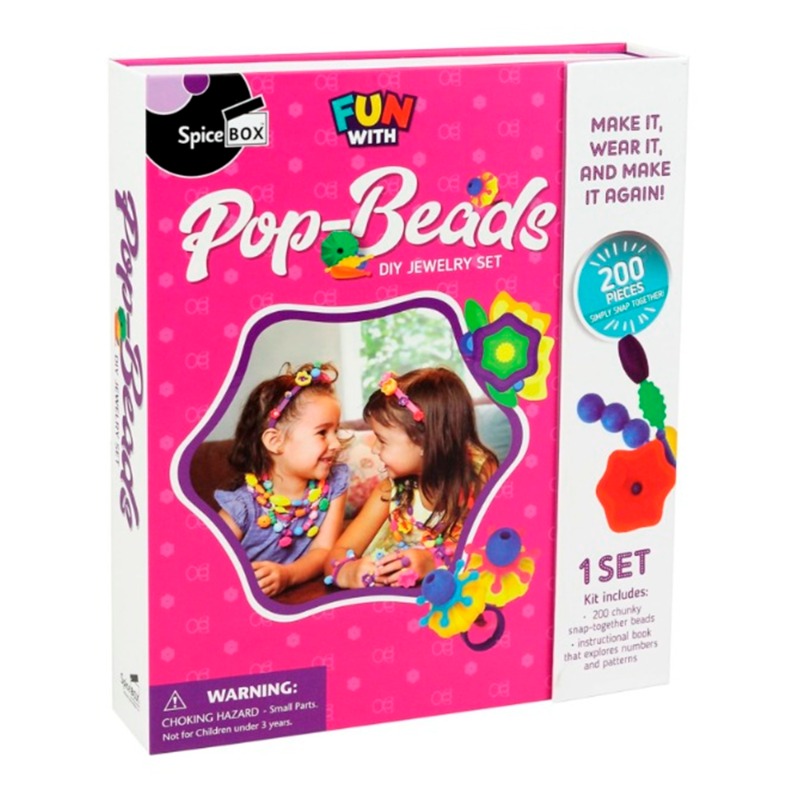 Spice Box Activity Kits Fun with Pop Beads Jewelry For Kids