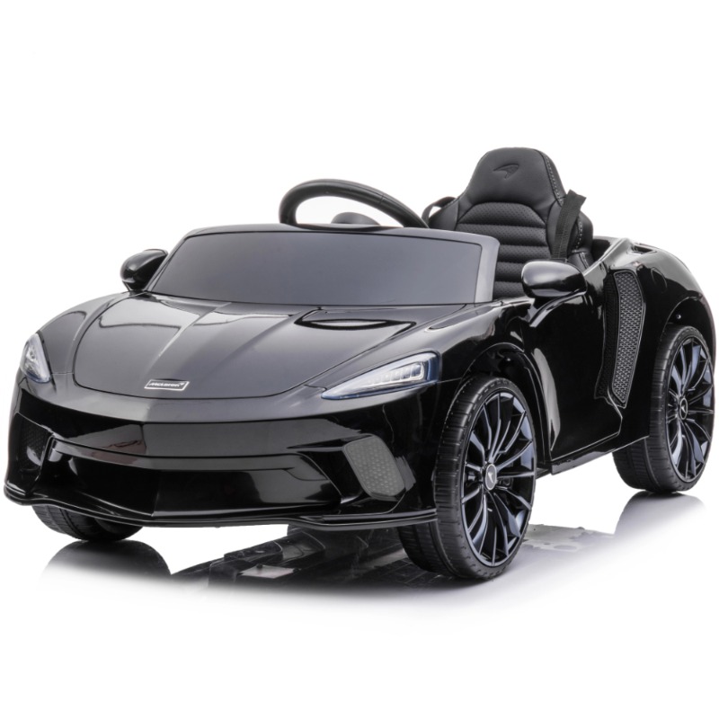 TOBBI Mc Laren GT Licensed 12V Battery Ride-On Car with Leather Seat & EVA Wheels