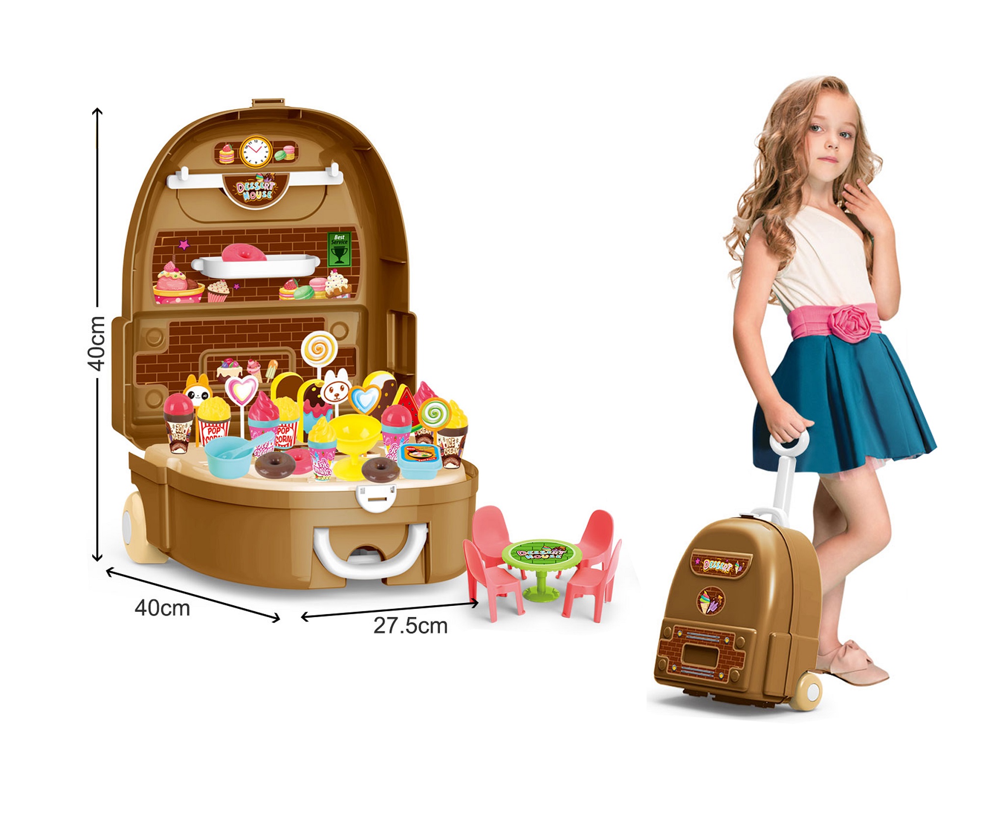 Ice Cream Suitcase Set