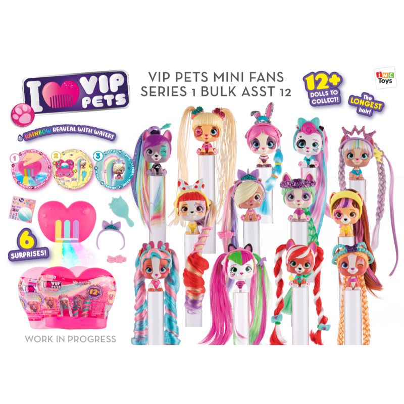 Dabdoob VIP Pets Mini Fans Surprise 1pc Assorted