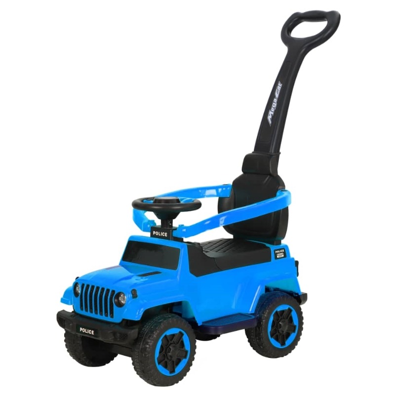First Step - 4-wheel Stroller With Push Handle and Leather Seats