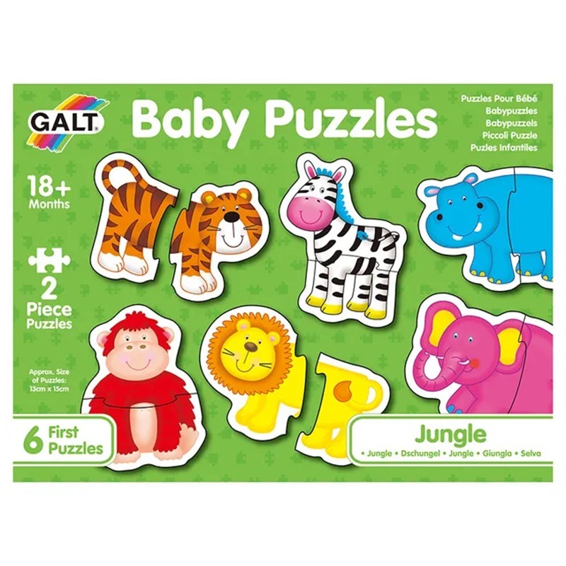 Galt Toys Baby Puzzle Jungle - Set of 6