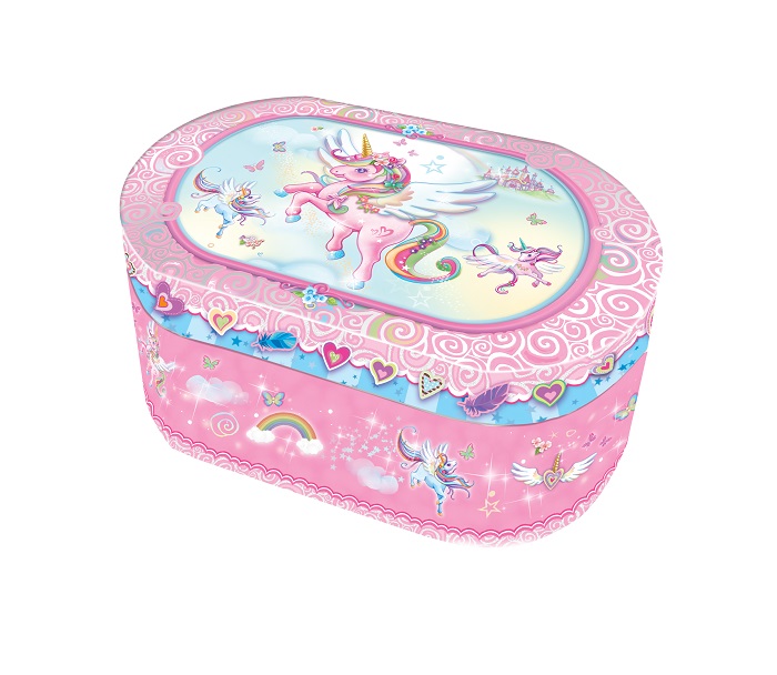 Unicorn Printed Musical Jewelry Box
