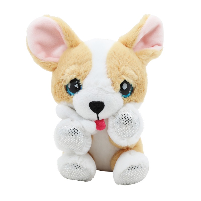 Funville Woof Runts Plush Puppies Set with Sounds 12cm - Assorted
