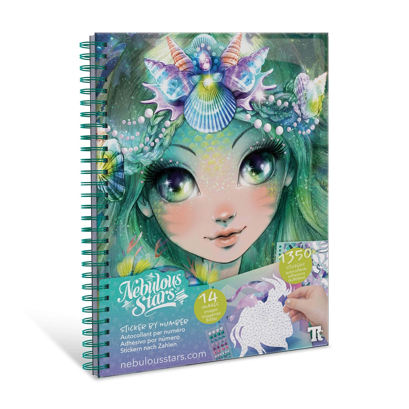 Nebulous Stars -Sticker Painting By Number Creative Notebook