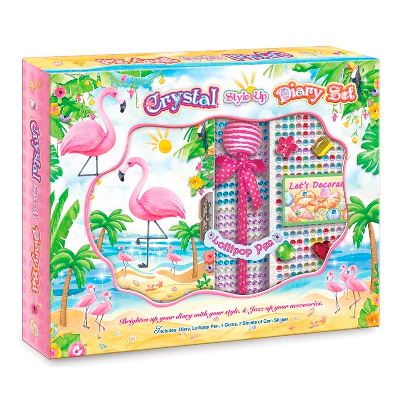 Style Up Your Own Diary - Flamingo