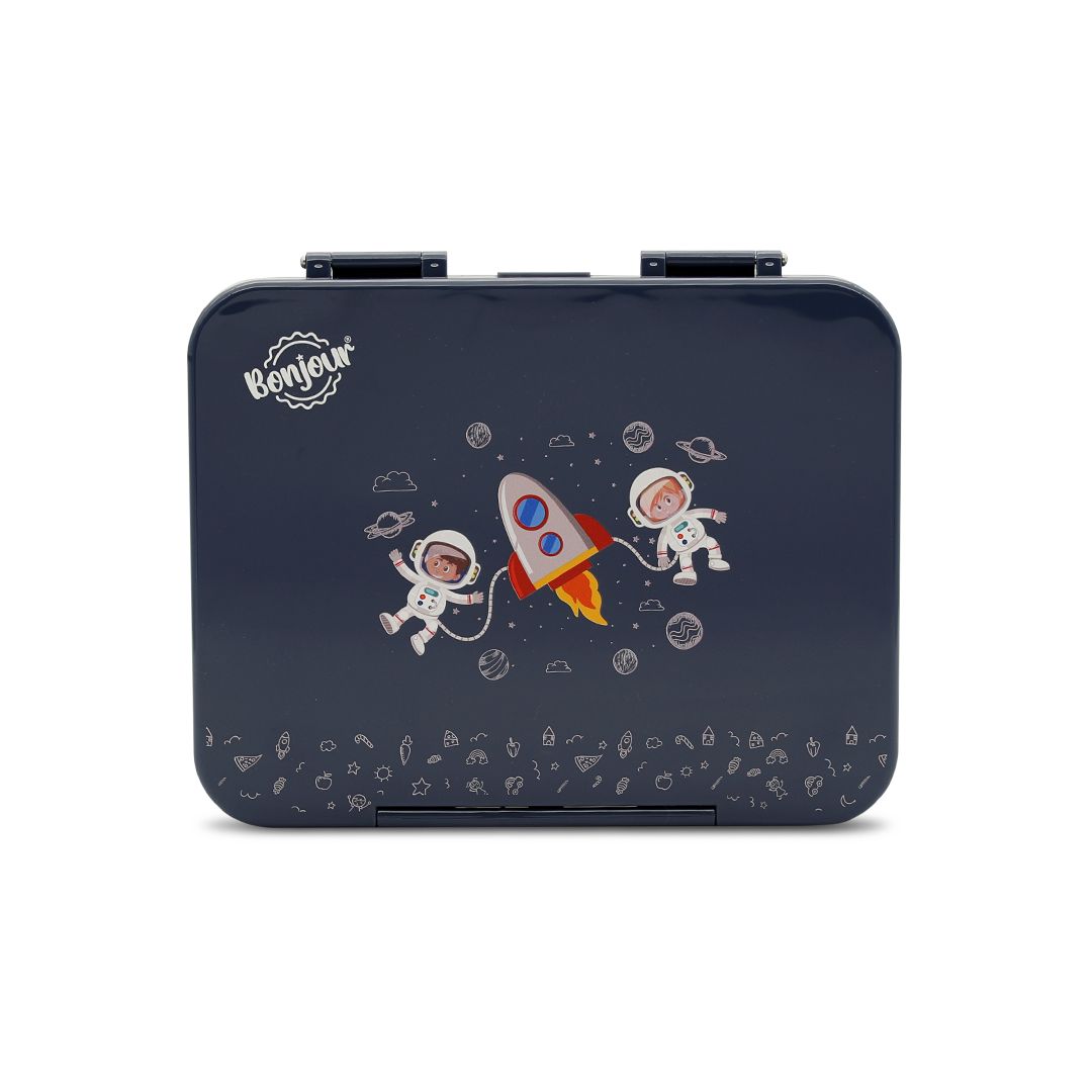 Bonjour Snack Box For Kids - Spaceman Medium Size